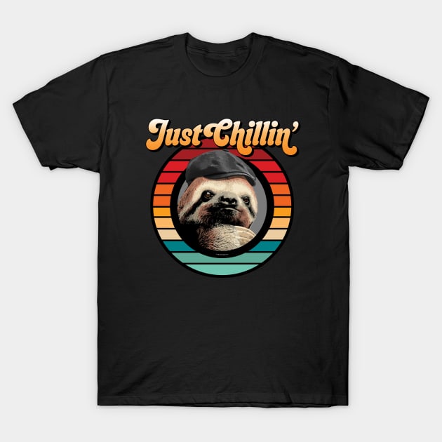 Chillin’ Sloth T-Shirt by eBrushDesign
